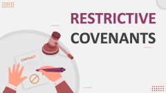 Restrictive Covenants - Slide 1