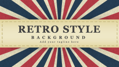 Retro Style Background - Slide 1