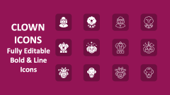 Clown Icons - Slide 1