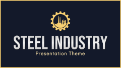 Steel Industry Presentation - Slide 1