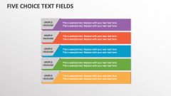 Five Choice Text Fields - Slide 1