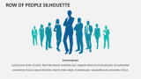 Row of People Silhouette - Slide 1