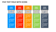 Five Text Field with Icons - Slide 1