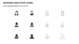 Woman Executive Icons - Slide 2