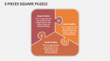 3 Pieces Square Puzzle - Slide 1