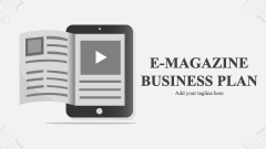 E-Magazine Business Plan - Slide 1