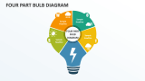 Four Part Bulb Diagram - Slide 1
