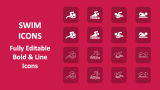 Swim Icons - Slide 1
