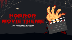 Horror Movie Theme - Slide 1