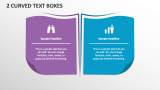2 Curved Text Boxes - Slide 1