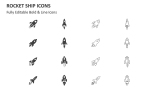 Rocket Ship Icons - Slide 2
