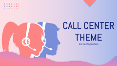 Call Center Theme - Slide 1