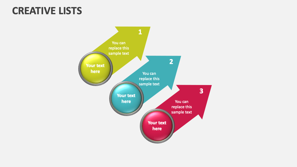 Creative Lists Template for PowerPoint and Google Slides - PPT Slides
