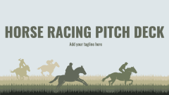 Horse Racing Pitch Deck - Slide 1