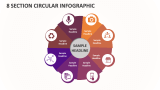 8 Section Circular Infographic - Slide 1