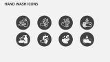 Hand Wash Icons - Slide 1