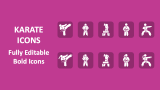 Karate Icons - Slide 1