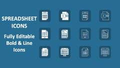 Spreadsheet Icons - Slide 1