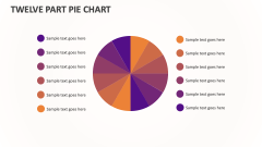 Twelve Part Pie Chart - Slide 1