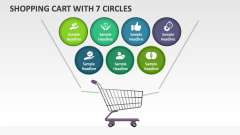 Shopping Cart with 7 Circles - Slide 1