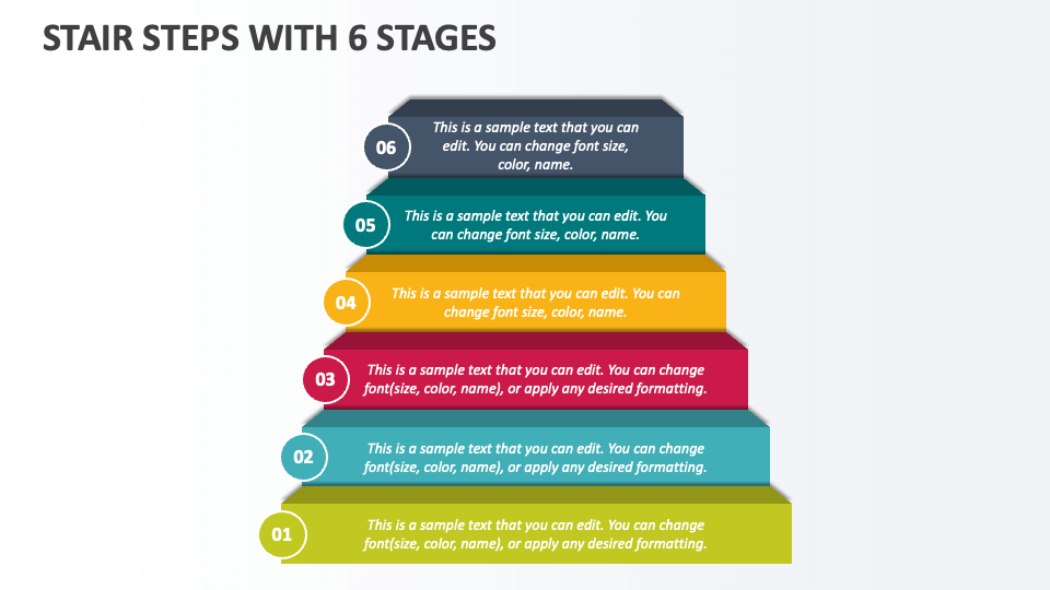 Stair Steps with 6 Stages - Slide 1