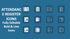 Attendance Register Icons - Slide 1