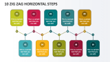 10 Zig Zag Horizontal Steps - Slide 1
