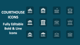 Courthouse Icons - Slide 1