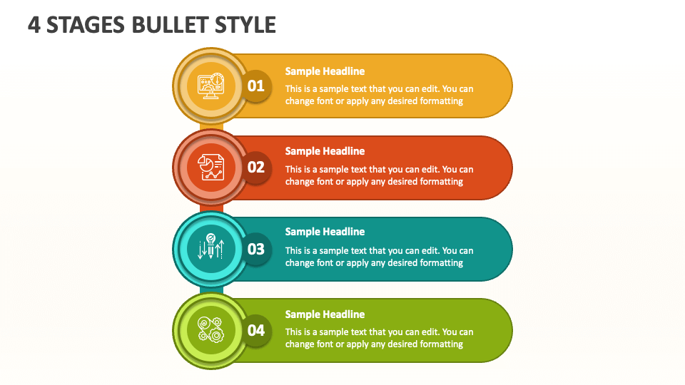 4 Stages Bullet Style - Slide 1