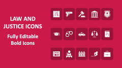 Law and Justice Icons - Slide 1