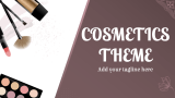 Cosmetics Presentation Theme - Slide 1