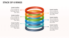 Stack of 6 Rings - Slide 1