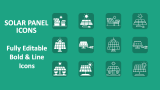 Solar Panel Icons - Slide 1