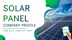 Solar Panel Company Profile - Slide 1
