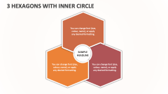 3 Hexagons with inner Circle - Slide 1