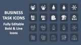 Business Task Icons - Slide 1
