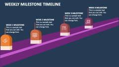 Weekly Milestone Timeline - Slide 1