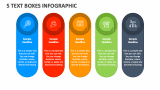 5 Text Boxes Infographic - Slide 1