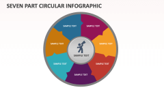 Seven Part Circular Infographic - Slide 1