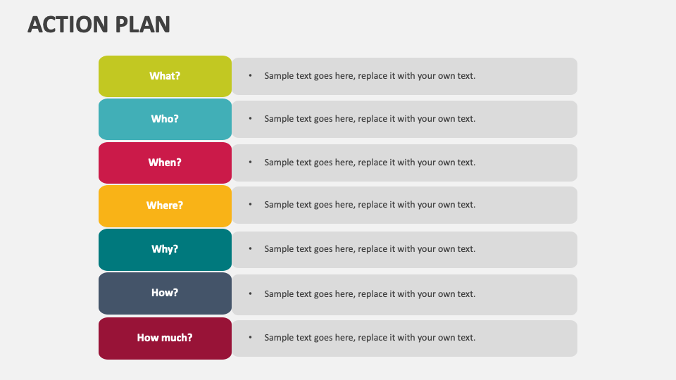 Action Plan Template for PowerPoint and Google Slides - PPT Slides