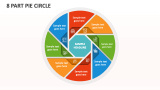 8 Part Pie Circle - Slide 1