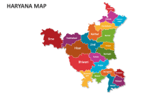 Haryana Map - Slide 1