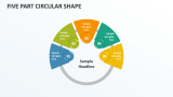 Five Part Circular Shape - Slide 1