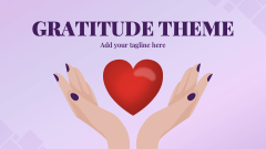Gratitude Theme - Slide 1