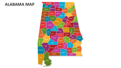 Alabama Map - Slide 1