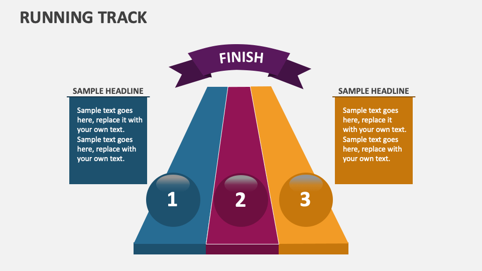 Running Track PowerPoint and Google Slides Template - PPT Slides
