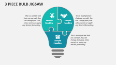 3 Piece Bulb Jigsaw - Slide 1