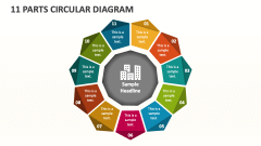 11 Parts Circular Diagram - Slide 1