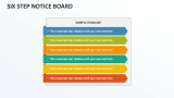 Six Step Notice Board - Slide 1