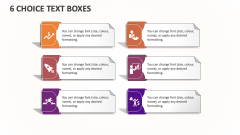 6 Choice Text Boxes - Slide 1